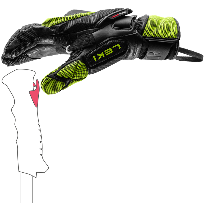 Mănuși LEKI WCR Venom GS 3D Lobster- 2025/26