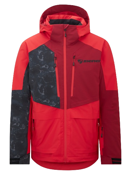 Geaca de  Ziener Trivor Junior Padded Red Black Foggy - 2024/25