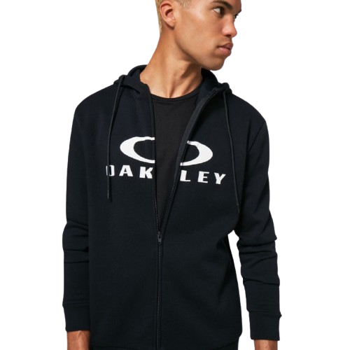 Hanorac Oakley Bark FZ Hoodie 2.0 Black/White