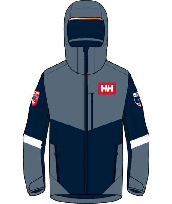 Geaca de schi Helly Hansen Jr Elevate Jacket/Washed Navy NSF - 2025/26