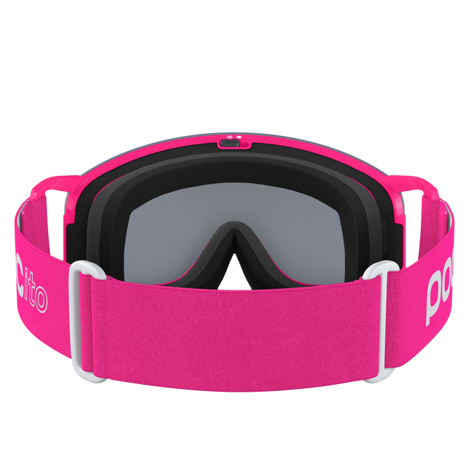 Ochelari de protecție POC POCito Nexal Fluorescent Pink/Partly Sunny Silver - 2025/26