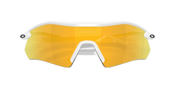 Ochelari Oakley Radar Plate Polished White/Gold Frame/Prizm 24K Polarized Lenses