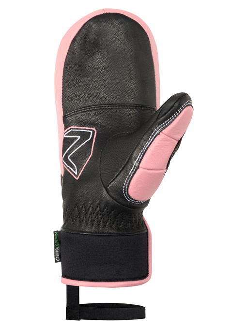 Mănuși Ziener Lopaki-z As® Pr Mitten Glove Junior Unisex Black Pink Vanilla - 2025/26