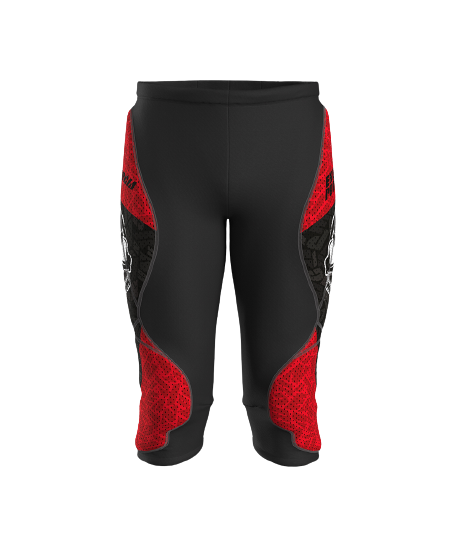 Pantaloni scurți Energiapura Panta Racing 3/4 Red/Black - 2024/25