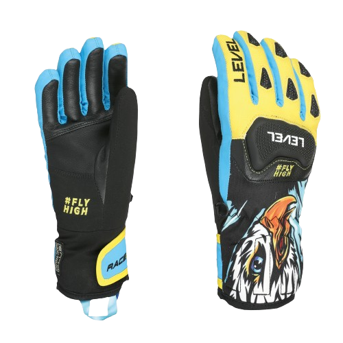Mănuși Level Race JR Yellow-Blue - 2025/26