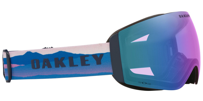 Ochelari de schi Oakley Flight Deck Pro M Mikaela Shiffrin Sig/Prizm Snow Iced Iridium + Additional lens Prizm Snow Sapphire Iridium - 2025/26