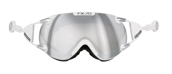 Ochelari de protecție Casco FX70 Carbonic White Silver - 2024/25