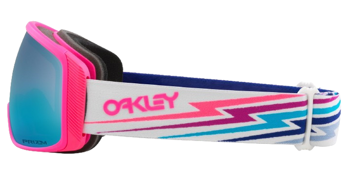 Ochelari de protecție Oakley Flight Tracker M White Bolt Prizm Snow Sapphire Iridium - 2024/25