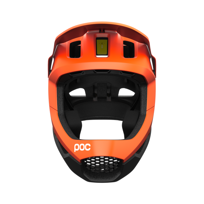 Cască de bicicletă POC Otocon Race MIPS Fluorescent Orange AVIP/Uranium Black Matt 2025