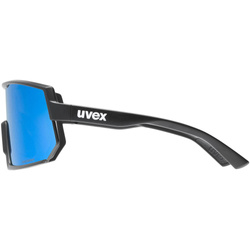 Ochelari de soare Uvex Sportstyle 235 P - Black Mat/Mirror Blue - 2023