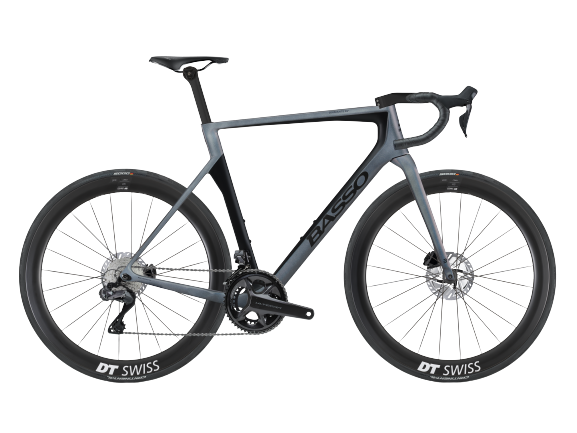 Bicicleta de drum Basso Diamante SV Ultegra Di2 Enigma Black/Swiss ARC - 2023