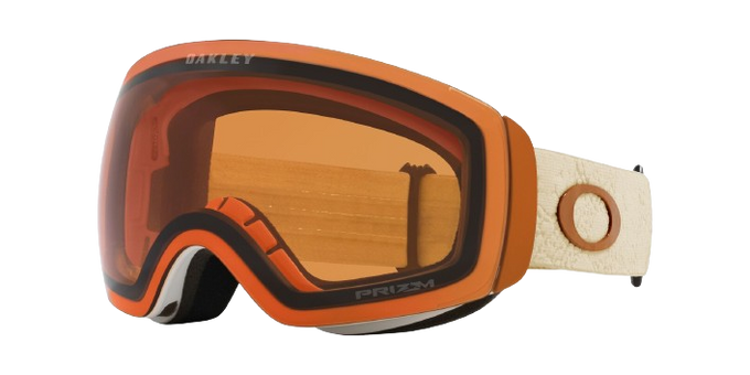 Ochelari de schi Oakley Flight Deck M Arctic White Cell Prizm Snow Persimmon - 2024/25