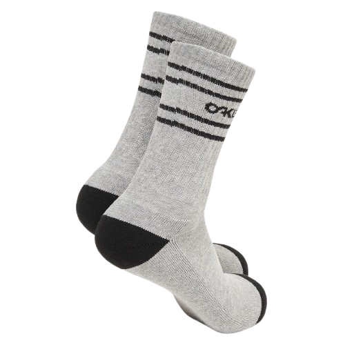Șosete Oakley Icon B1B Socks 2.0 New Granite HTHR/Black