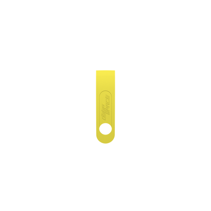Clip din silicon pentru ochelari Flaxta Deep Space Silicon Goggle Clip Yellow - 2023/24