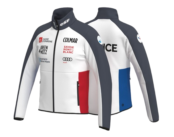 Softshell pentru bărbați Colmar Replica Softshell Jacket White/Black/Blue/Red - 2024/25