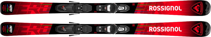 Schiuri Rossignol Hero Xpress JR 100-140 Kid-X + Kid 4 GW B76 Black - 2025/26