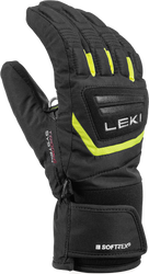 Mănuși LEKI Griffin 3D Junior Black/Neon - 2023/24