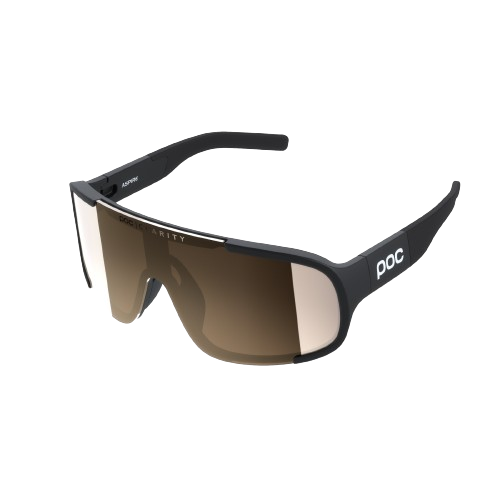Ochelari de soare POC Aspire Wide Fit Uranium Black Lenses/Clarity Trail Partly Sunny Silver Lenses 