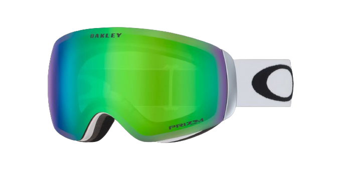 Ochelari de protecție Oakley Flight Deck M Prizm Snow Jade Iridium Lenses / Matte White - 2024/25