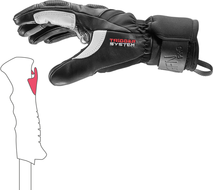 Mănuși LEKI Griffin Pro 3D Woman Black- 2025/26