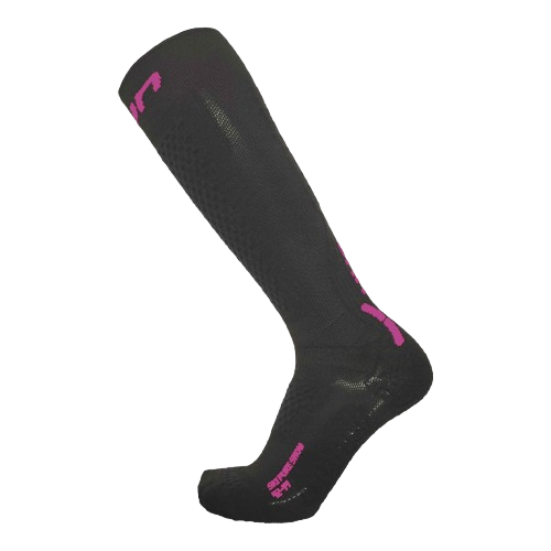 Șosete de schi UYN Woman Ski One Pure Snow Socks Black/Pink - 2025/26