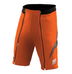 Pantaloni scurți de cauciuc pentru juniori ENERGIAPURA New Wengen Bicolor Orange/Black Junior