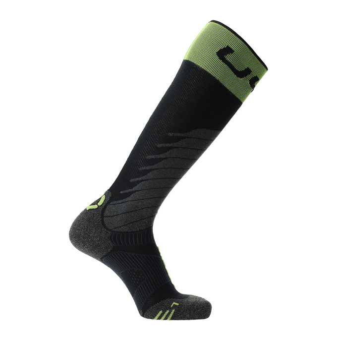 Șosete de schi UYN Man Ski One Merino Socks Black/Lime - 2025/26