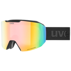 Uvex Evidnt ATTRACT Small V Black Matt/Mirror Rainbow + spare lens - 2025/26