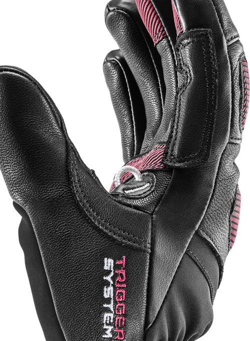 Mănuși LEKI Griffin Pro 3D Woman Black/Rose- 2024/25