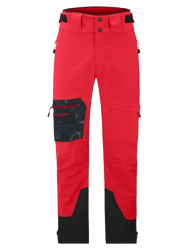 Pantaloni de schi Ziener Tewes Full-Zip Man Red Black Foggy Print - 2025/26