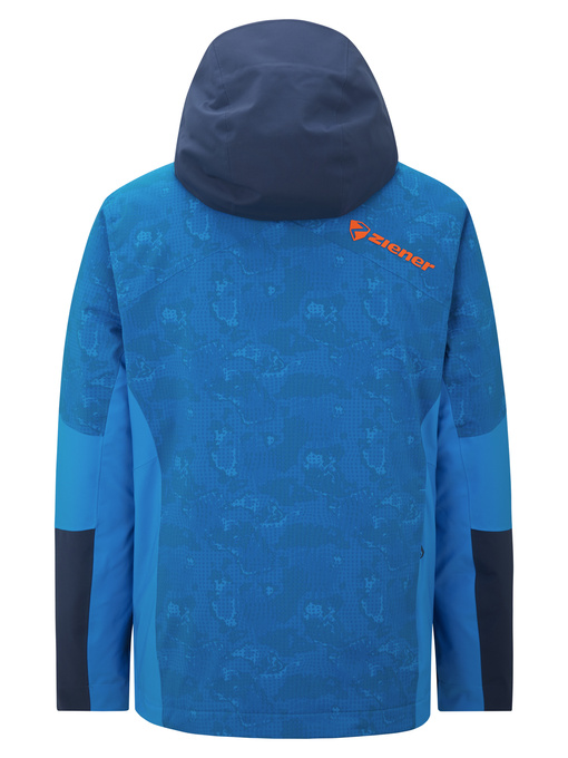 Geaca de schi Ziener Trivor Man Padded Blue Foggy Print Dark Navy - 2025/26