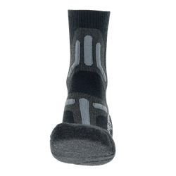 Șosete de exterior UYN Man Trekking 2in Merino Socks Black/Grey 