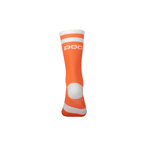 POC Lure Șosetă lungă pentru MTB Zink Orange/Hydrogen White - 2022