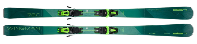 Schi ELAN WINGMAN 78 C PS + EL 10.0 GW Shift BLK/GRN B85 - 2024/25