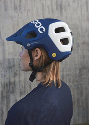Cască de bicicletă POC Tectal Race MIPS Lead Blue/Hydrogen White Matt