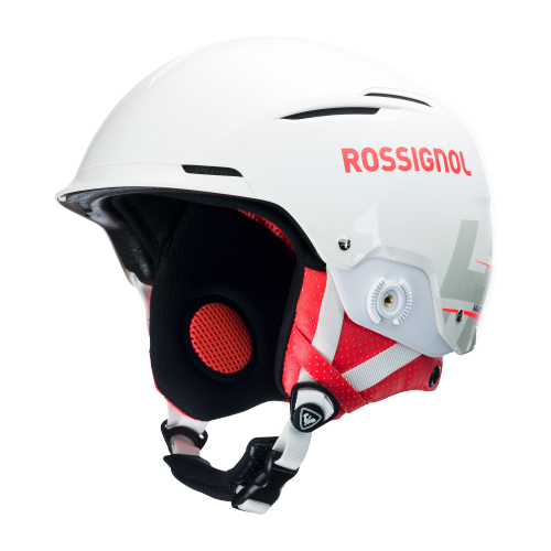 Cască  Rossignol Hero Slalom Impacts White + Chinguard - 2025/26