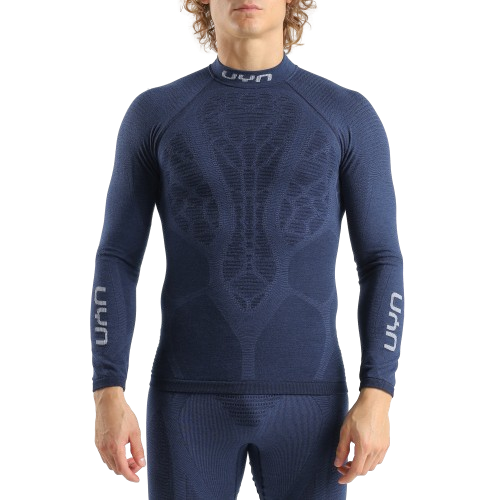 Lenjerie termică UYN Man Elevatyon Biomorph UW Shirt Long SL Turtle New Neck Indaco - 2025/26