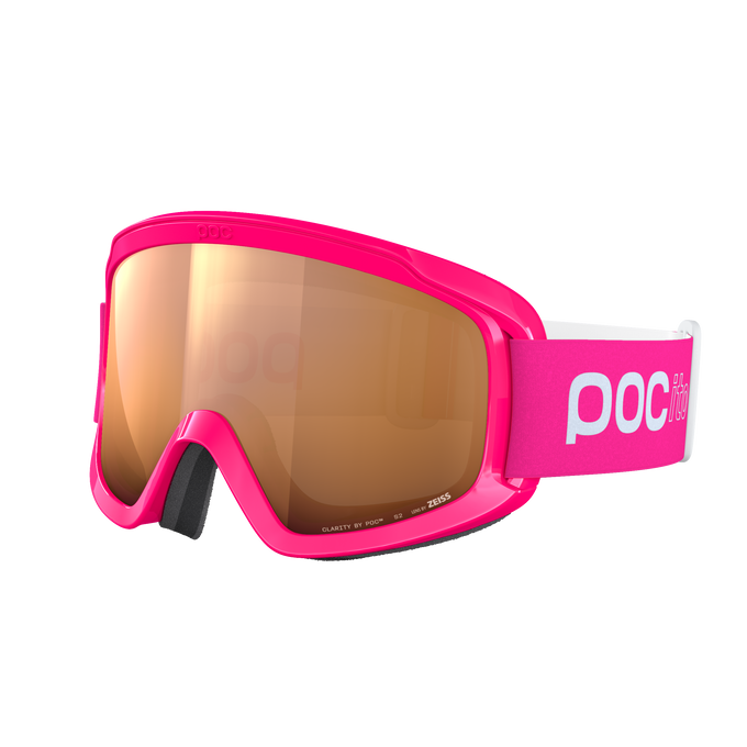 Ochelari de protecție POC POCito Opsin Fluorescent Pink/Partly Sunny Light Orange - 2025/26