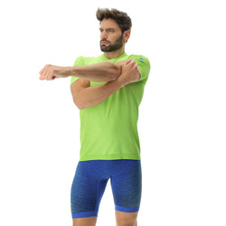 Tricou de alergare UYN Man Running Exceleration OW Shirt SH_SL Lime/Sulphur Spring