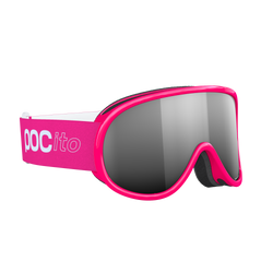 Ochelari de protecție POC Pocito Retina Fluorescent Pink/Partly Sunny Silver - 2025/26
