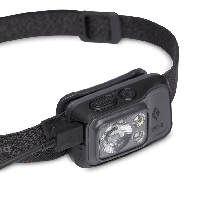 Lanternă frontală Black Diamond Spot 400-R Headlamp Graphite - 2023/24