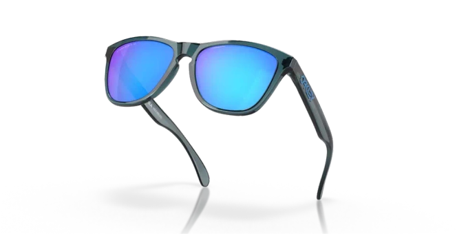 Ochelari de vedere polarizați Oakley Frogskins Crystal Black w/Prizm Sapphire - 2023