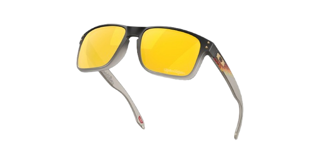 Ochelari de vedere Oakley Holbrook Troy Lee Designs Black Fade Frame/Prizm 24K Polarized Lenses