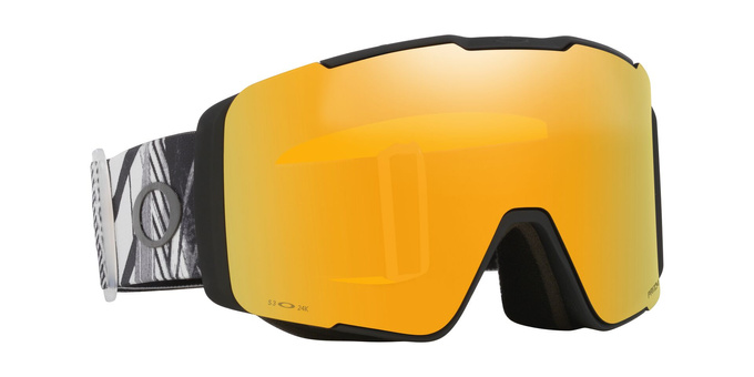 Ochelari de schi Oakley Line Miner Pro L Black Forge/Prizm 24K Iridium + Additional lens Prizm Snow Sage Gold Iridium - 2025/26