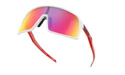 Oakley Sutro Custom Polished White Frame / Prizm Road Iridium Lenses