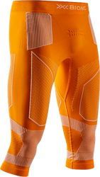 Pantaloni termoactivi X-Bionic Energy Accumulator Light Pants 3/4 Men Blazing Orange/Arctic White - 2024/25