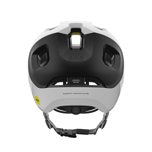 Cască de bicicletă POC Axion Race MIPS Hydrogen White/Uranium Black Matt