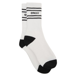 Șosete Oakley Icon B1B Socks 2.0 White/Black