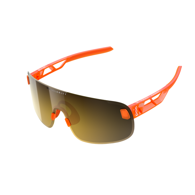 Ochelari POC Elicit Fluo. Orange Translucent/Clarity Road/Partly Sunny Gold