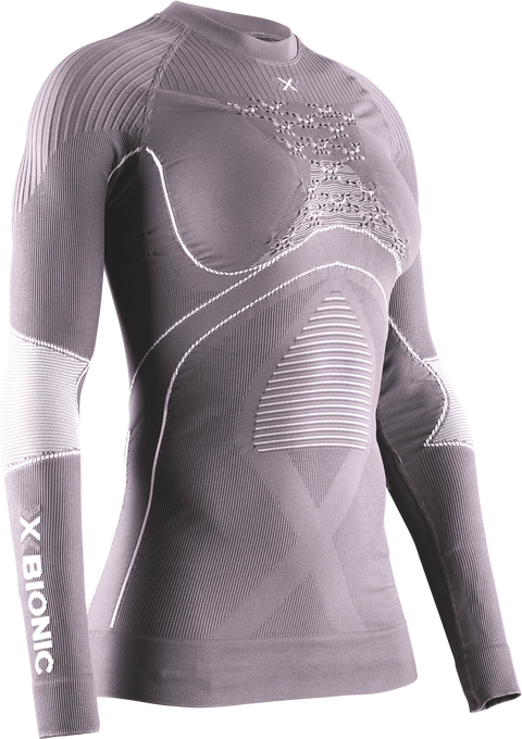 Cămașă termică X-bionic Energy Accumulator 4.0 Shirt LG SL WMN DUSTY LAVENDER/ARCTIC WHITE - 2025/26